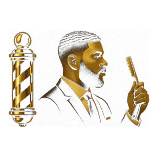 Chop Hut Barber Pole Logo